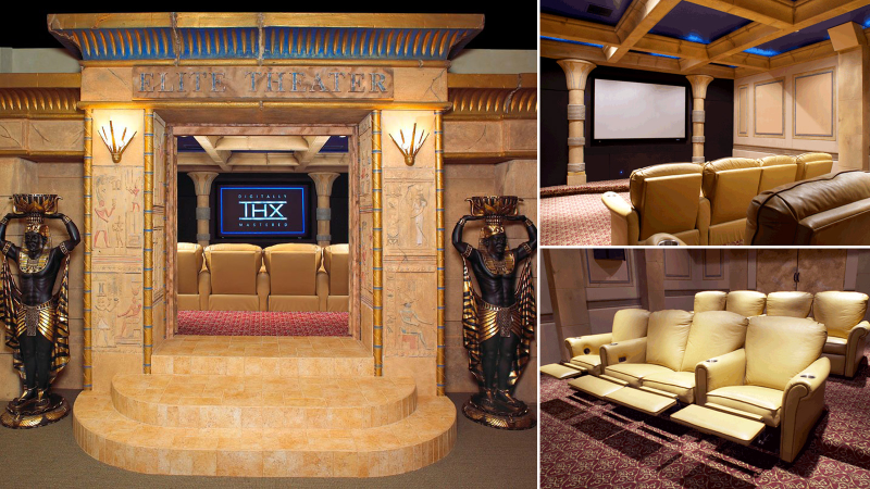 Illustration for article titled 16 Obscenely Over the Top Home Theaters